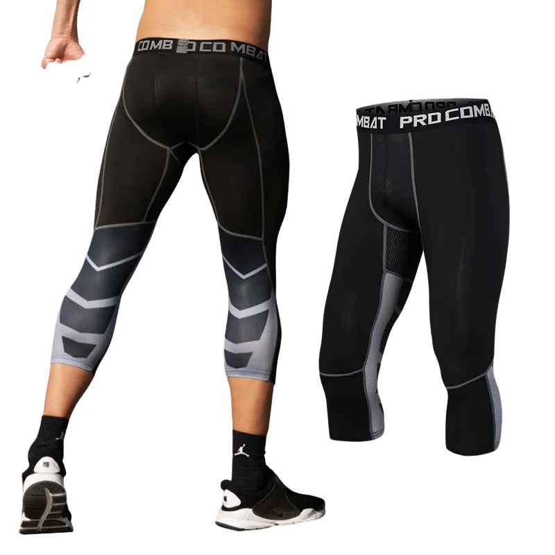 Men's Lycra Leggings Compression Sports Pants Cycling Running Basketball Football Sweatpants Fitness Tights Trousers Rash Guard