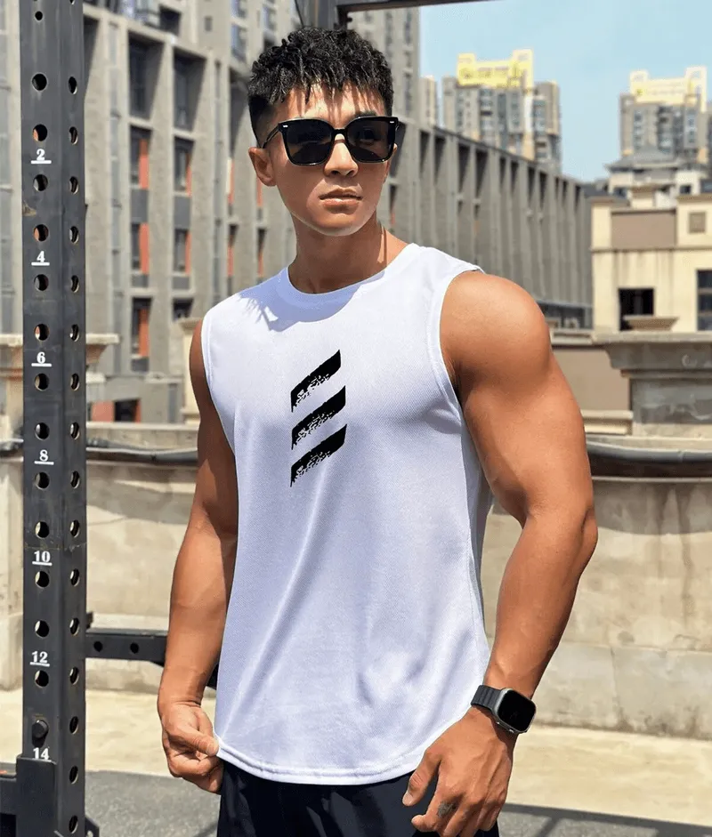 Men's Quick-Dry Sleeveless T-Shirt / Sports Tank Top - SF1584