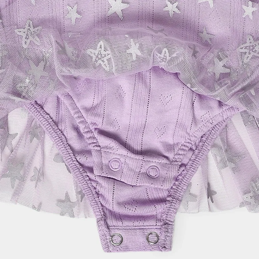 Mermazing Purplish Onesie for Baby Girl