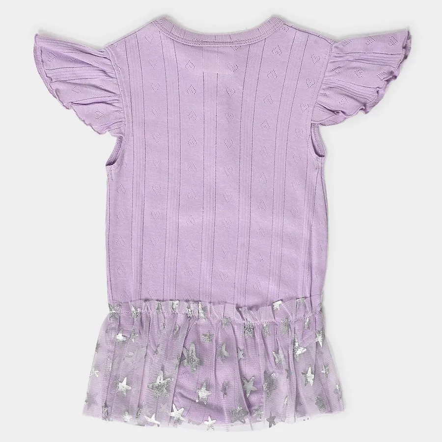 Mermazing Purplish Onesie for Baby Girl