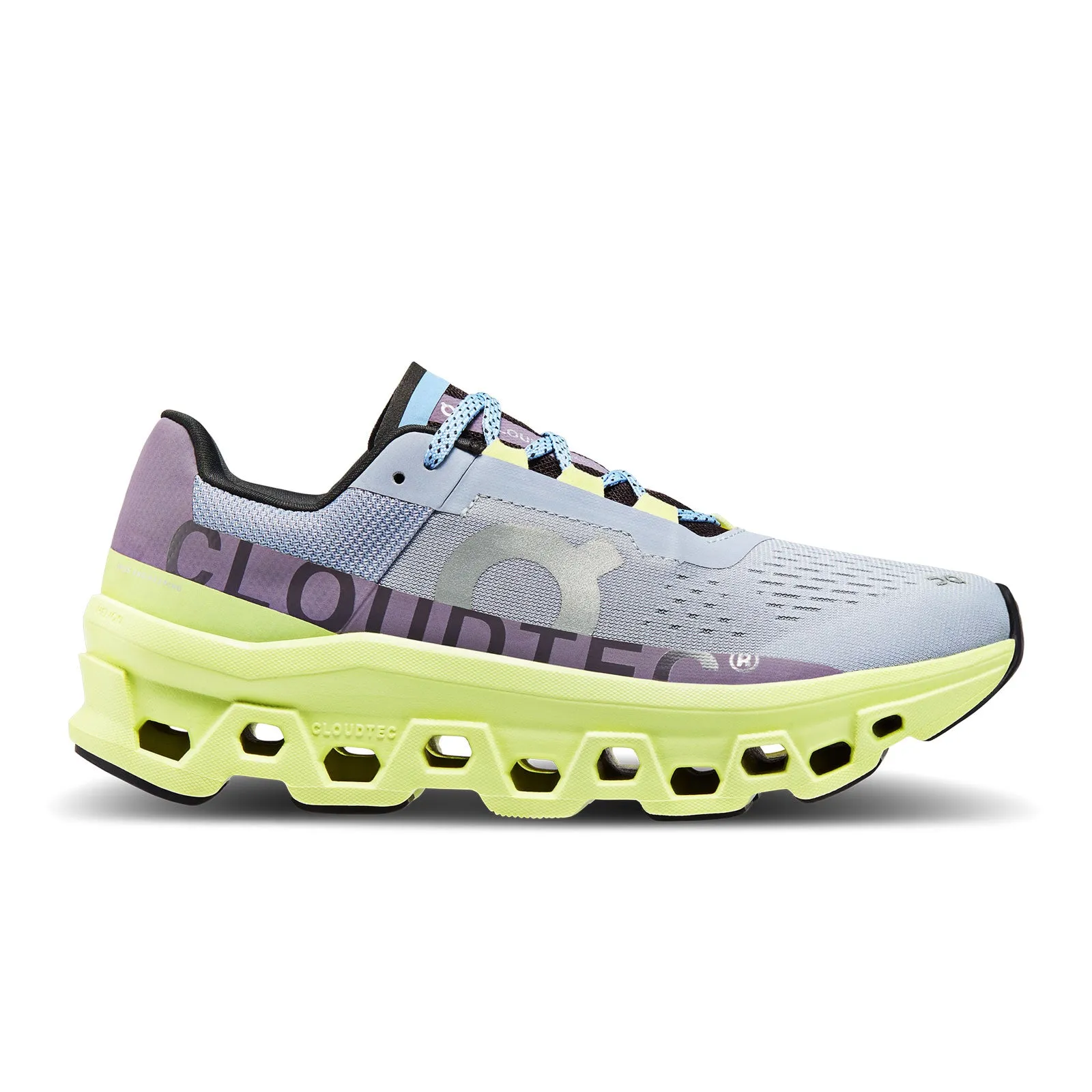 On Running Cloudmonster Running Shoe (Women) - Nimbus/Hay