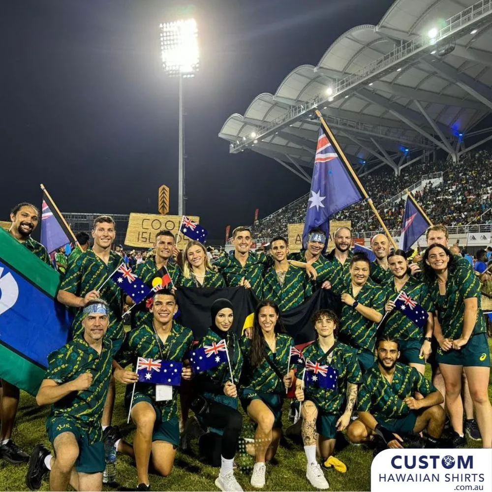 Pacific Games, Solomon Islands - Aussie Olympic Team Hawaiian Shirts 2024