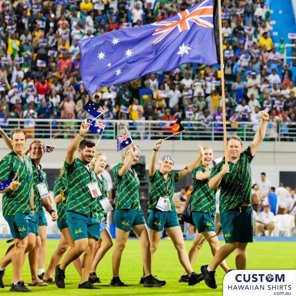 Pacific Games, Solomon Islands - Aussie Olympic Team Hawaiian Shirts 2024