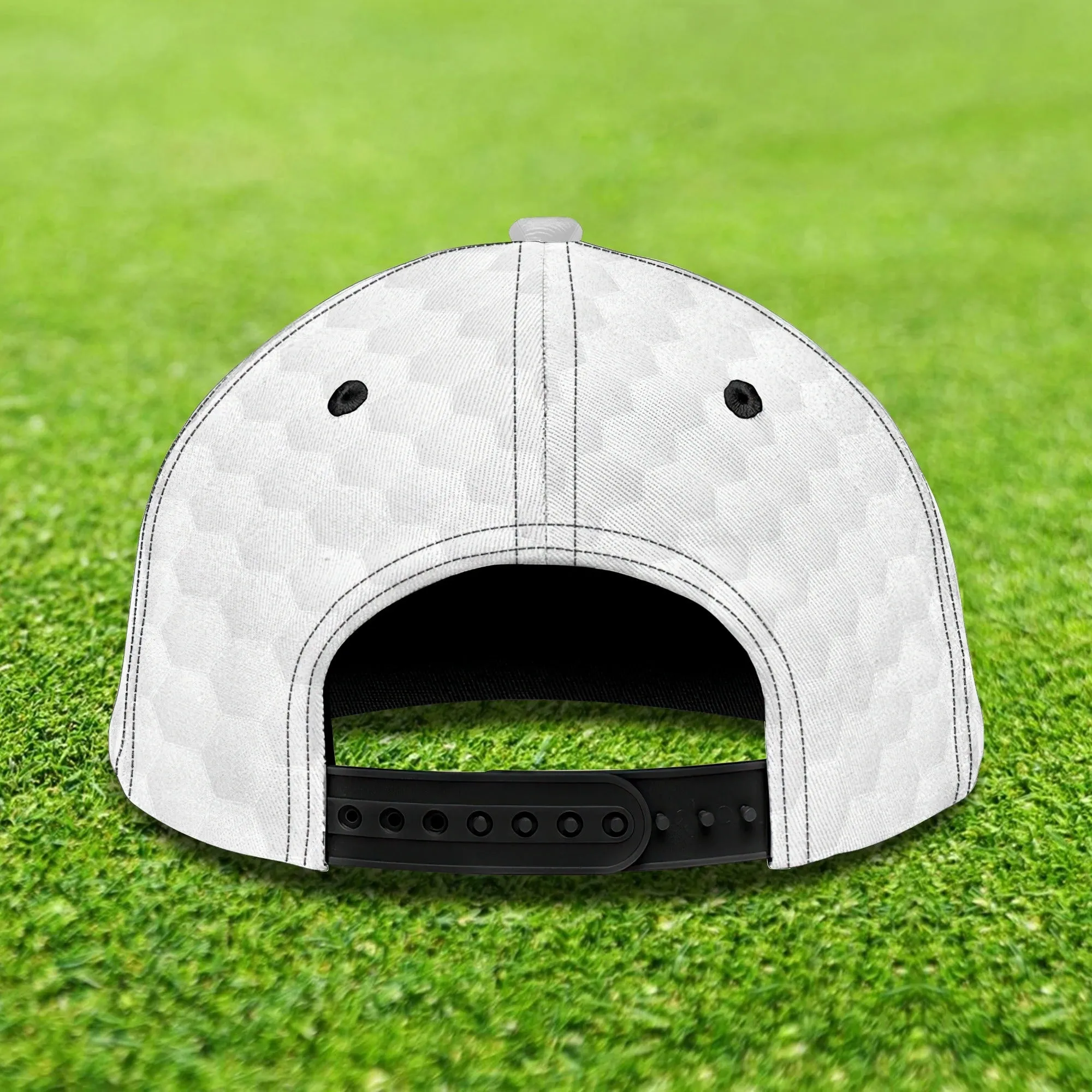 Personalized 3D Full Printed Cap For Girl Love Golf And Dog, 3D Golf Cap Hat For Her