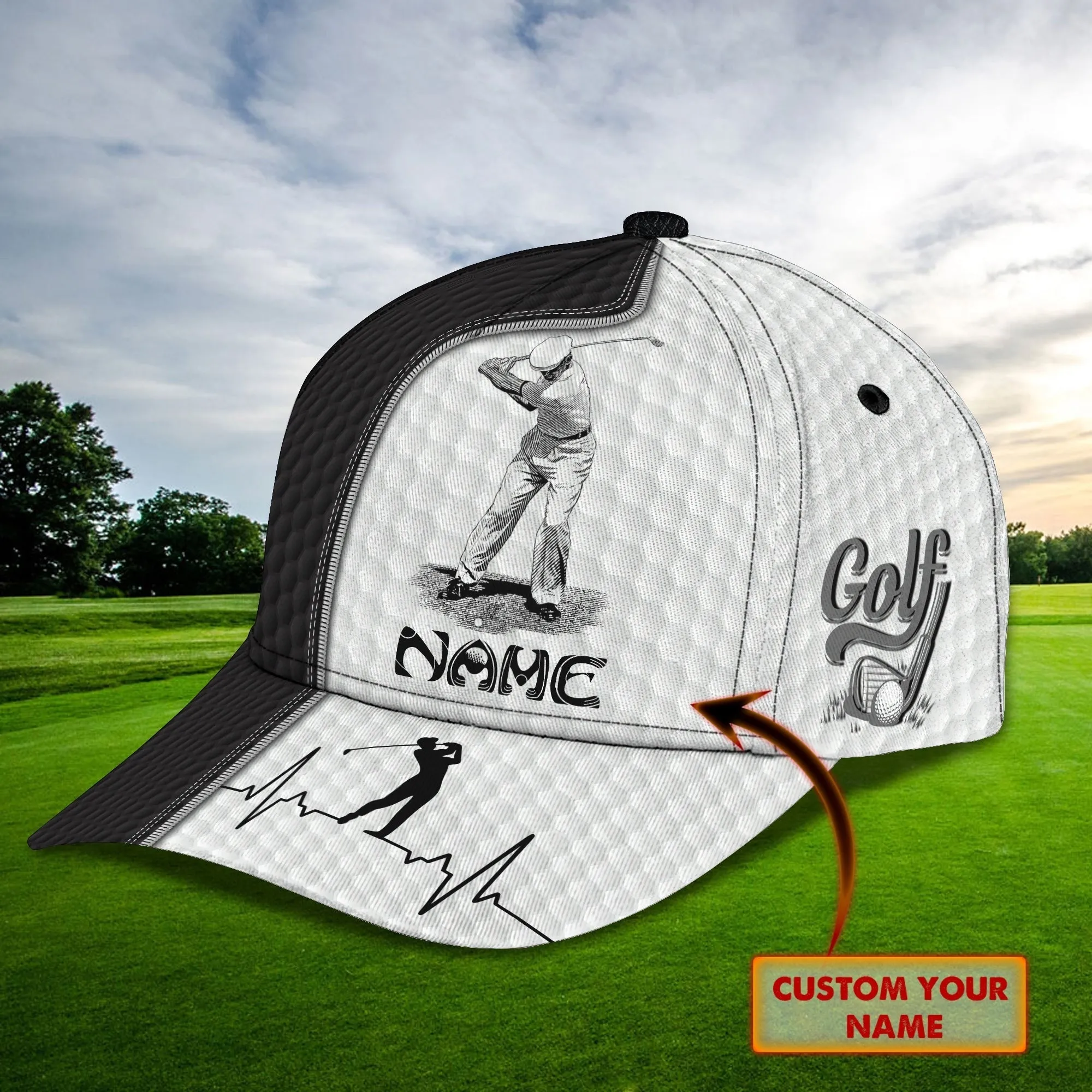 Personalized Baseball Cap For Golf Man, Woman Golf Caps, Golfer Hat, Golf Cap