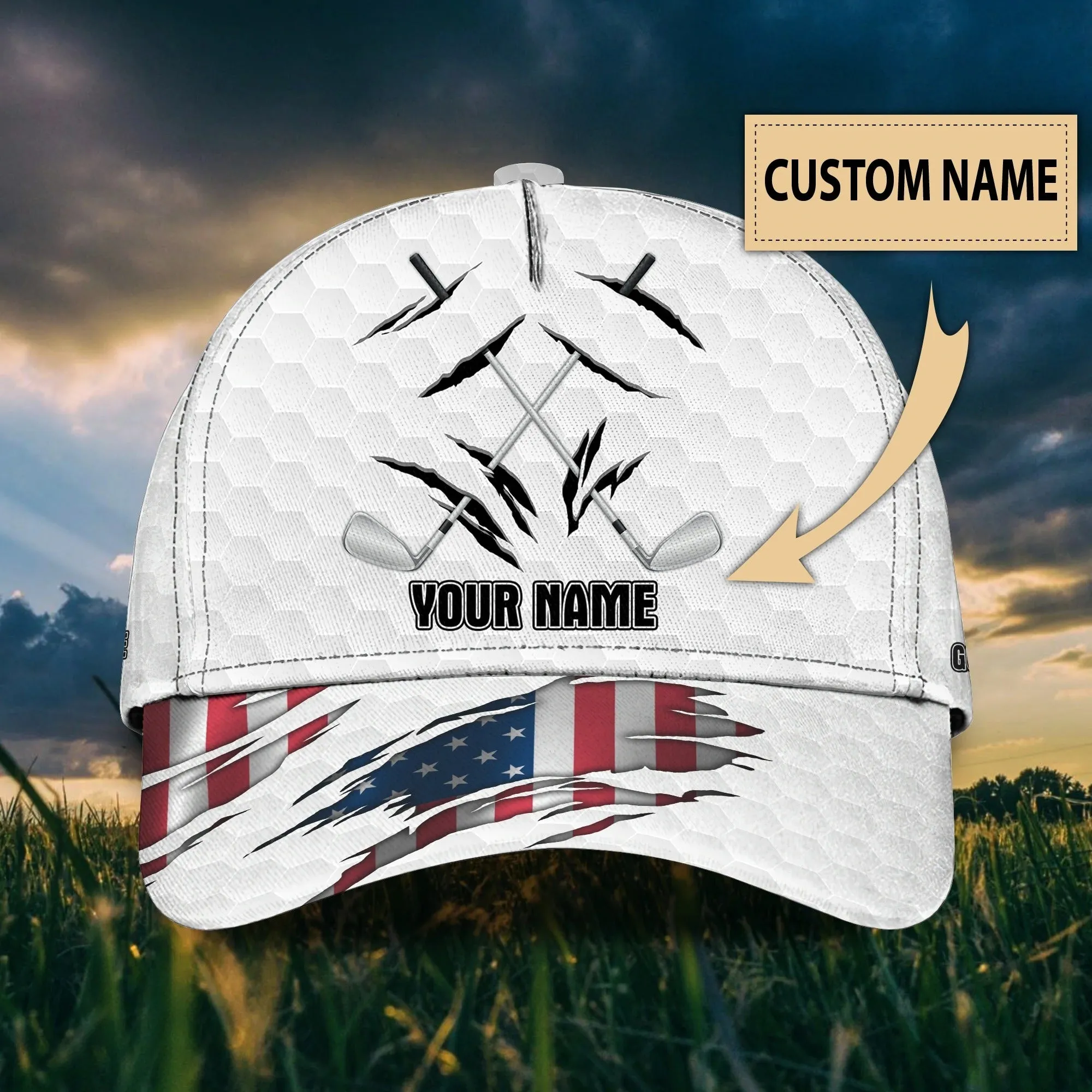 Personalized Baseball Golf Cap For Men, Golfer Cap For Man, Birthday Golfer Gifts, Man Golf Cap