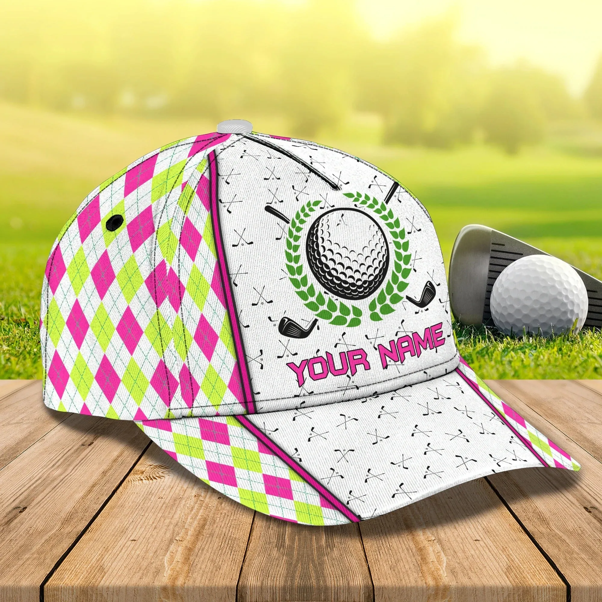 Personalized Baseball Golf Cap For Women, Golfer Cap For Woman, Birthday Golfer Gifts, Woman Golf Cap