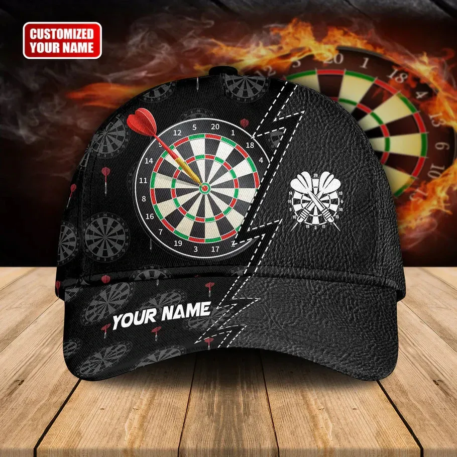 Personalized Name Darts Classic Cap, Gift for Dart Lover, Perfect Cap for Men Women