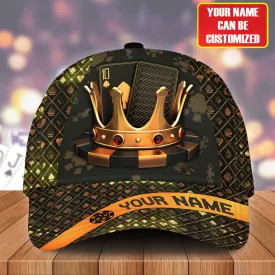 Personalized Name Poker Classic Cap, King of Poker Baseball Cap, Gift for Poker Player