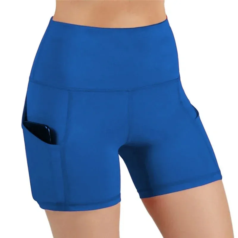 Phone Pocket Women gym shorts