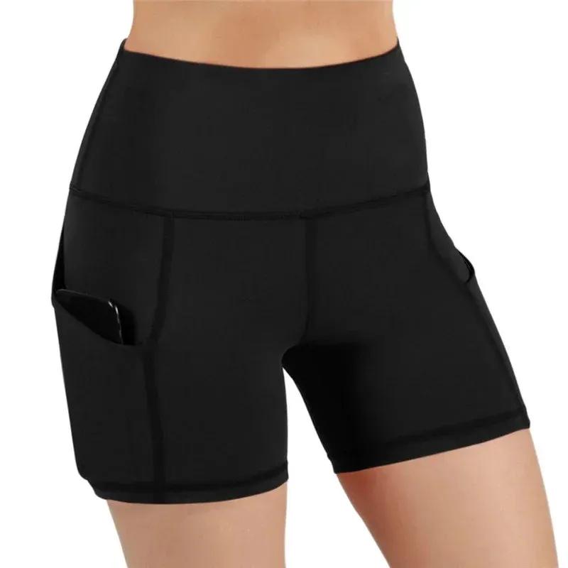 Phone Pocket Women gym shorts