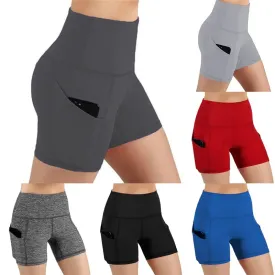 Phone Pocket Women gym shorts