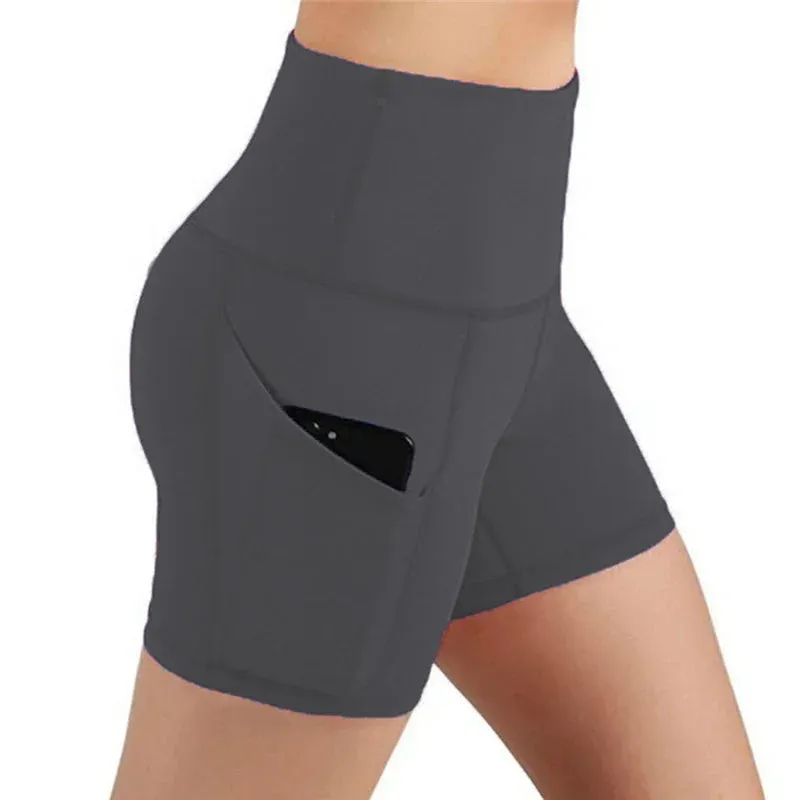 Phone Pocket Women gym shorts