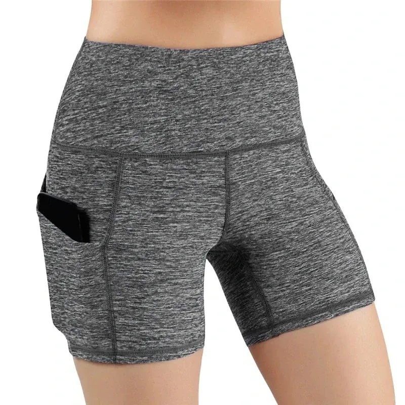 Phone Pocket Women gym shorts