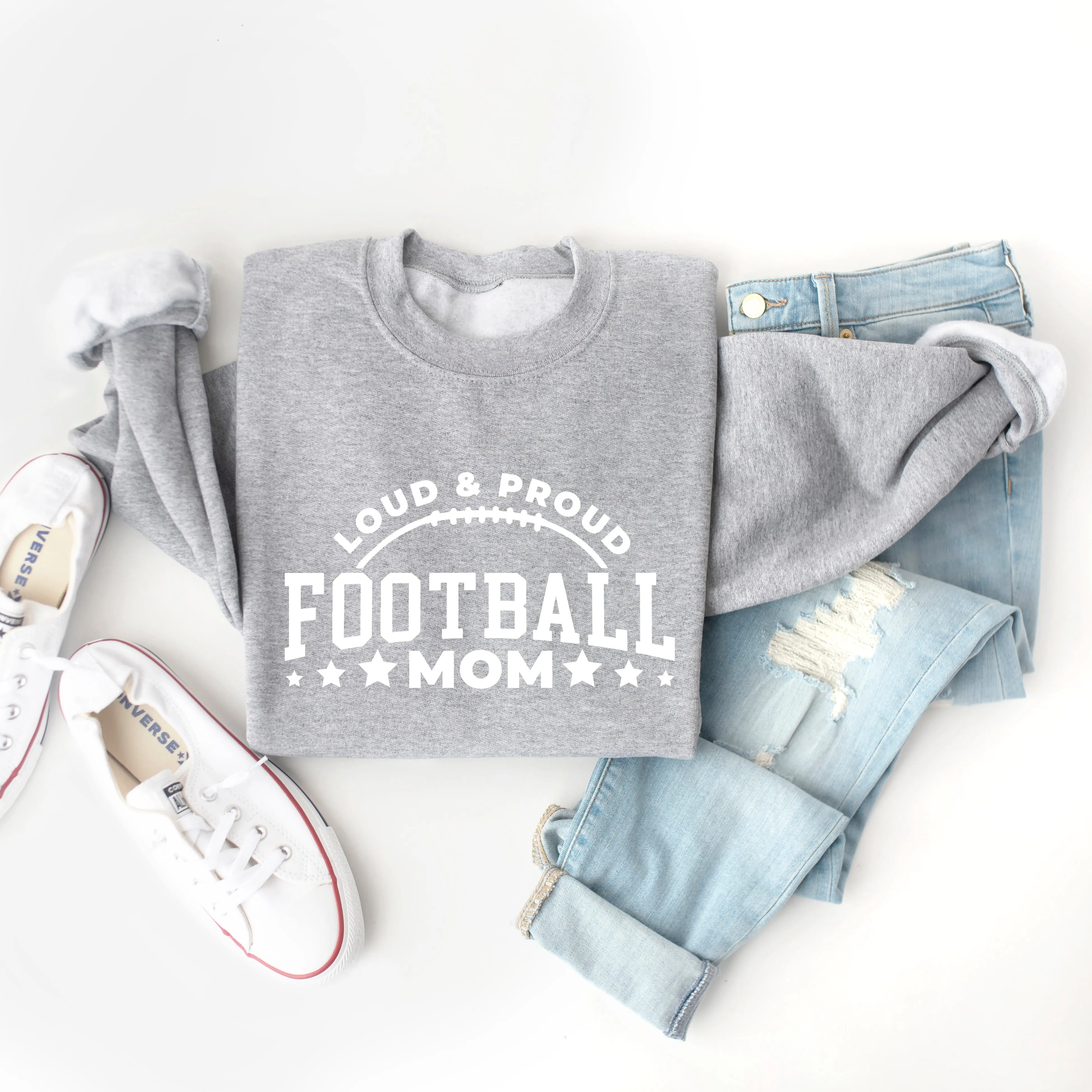 Proud Football Mom | Sweatshirt