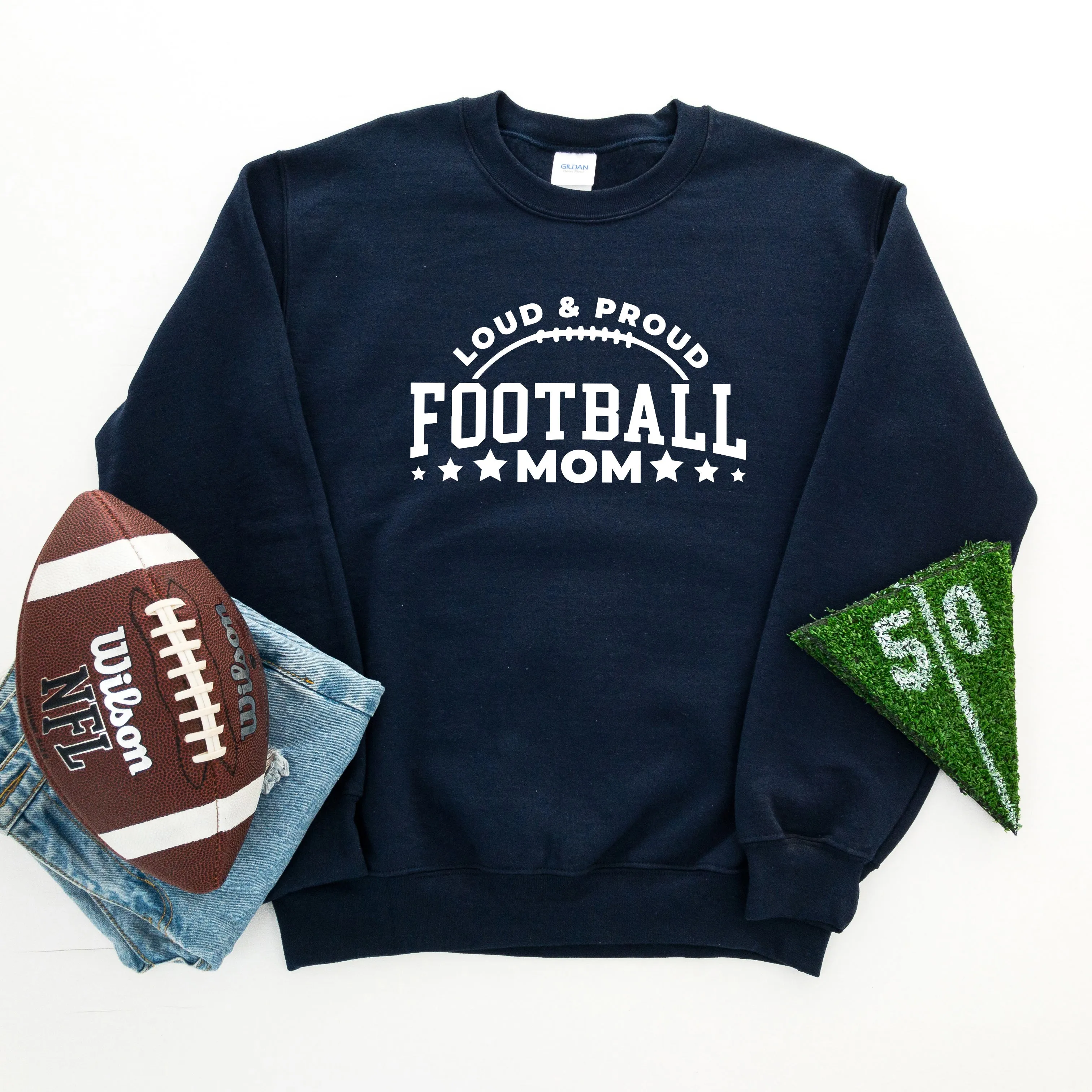 Proud Football Mom | Sweatshirt