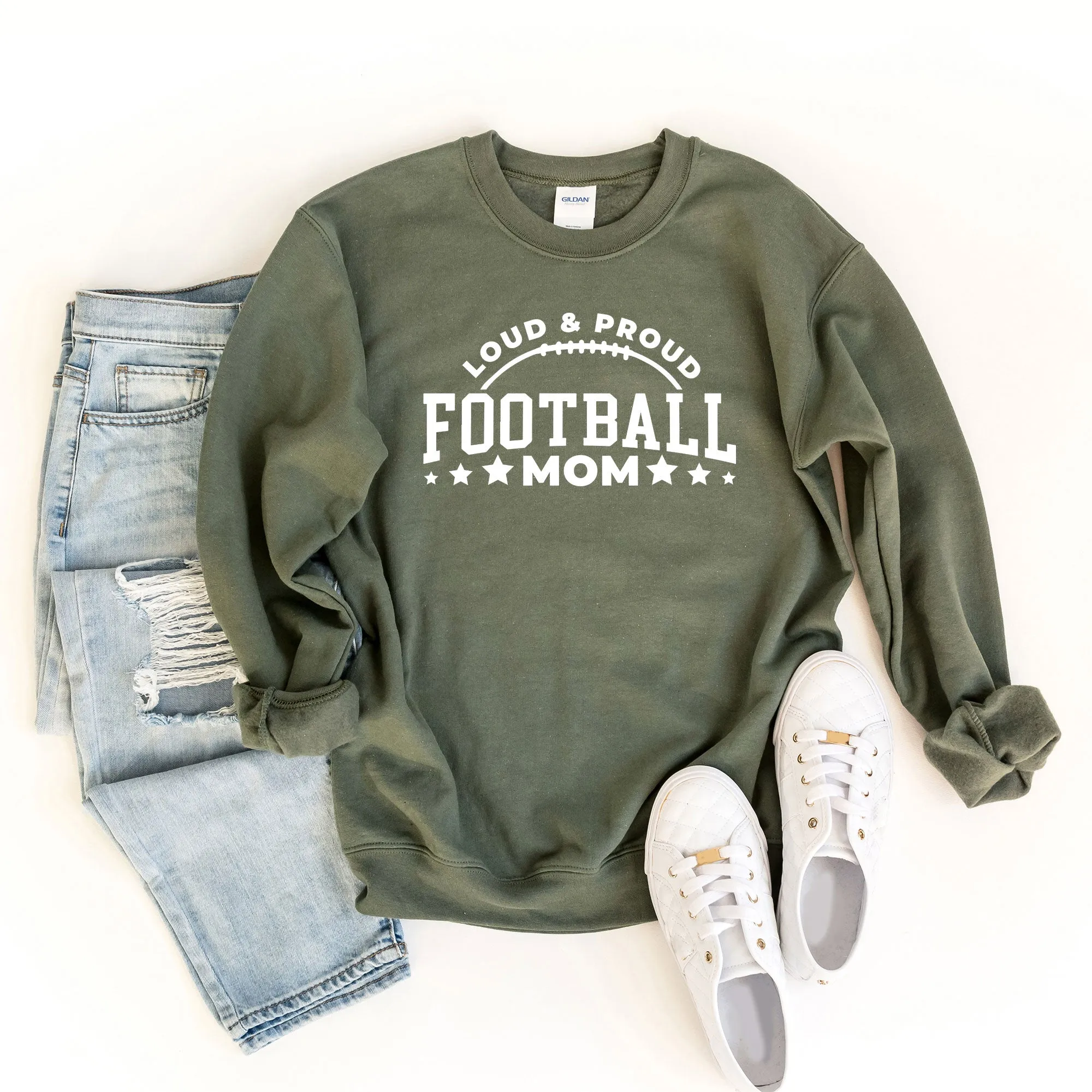 Proud Football Mom | Sweatshirt