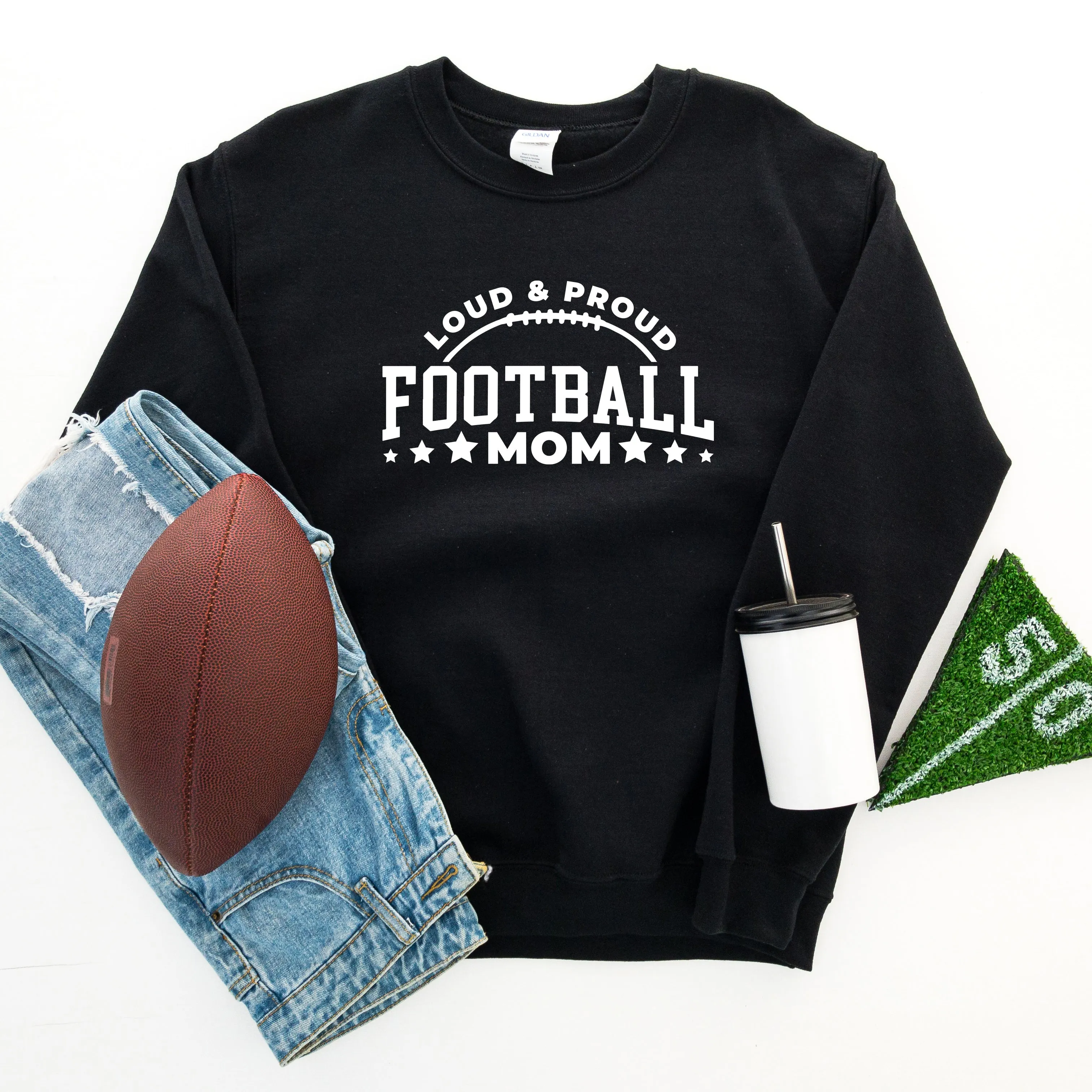 Proud Football Mom | Sweatshirt