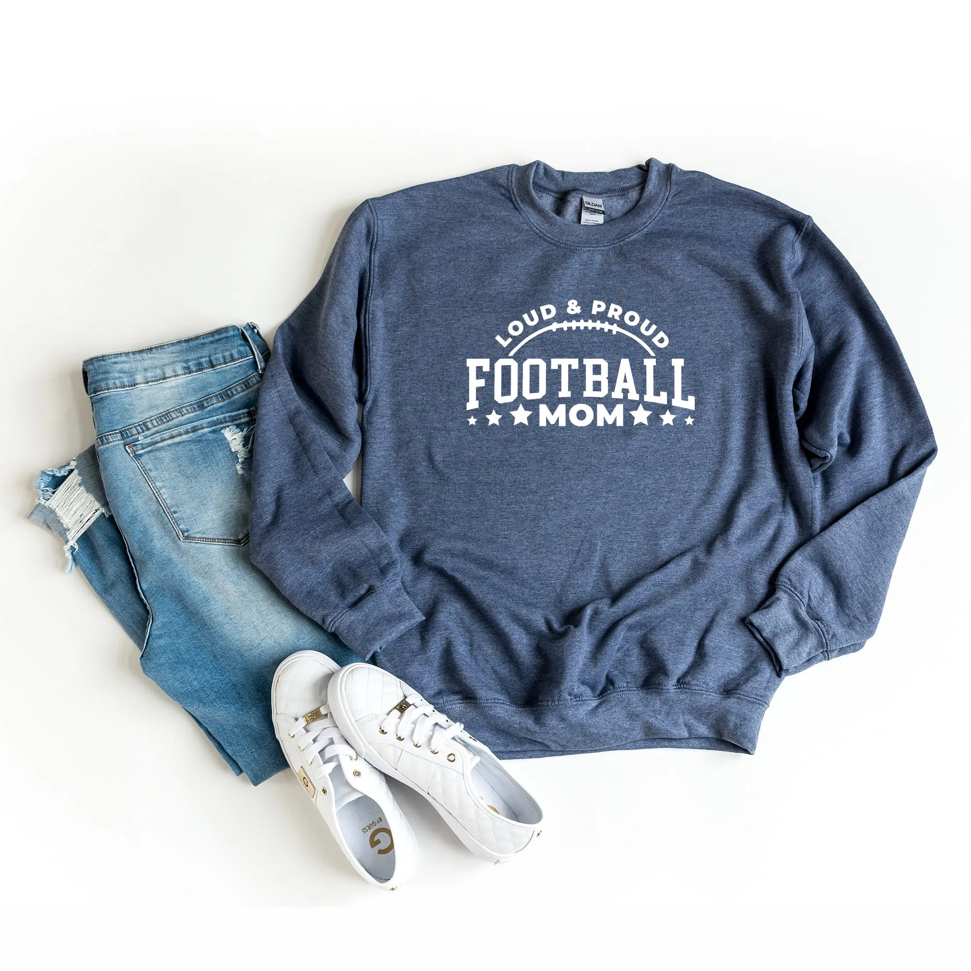 Proud Football Mom | Sweatshirt