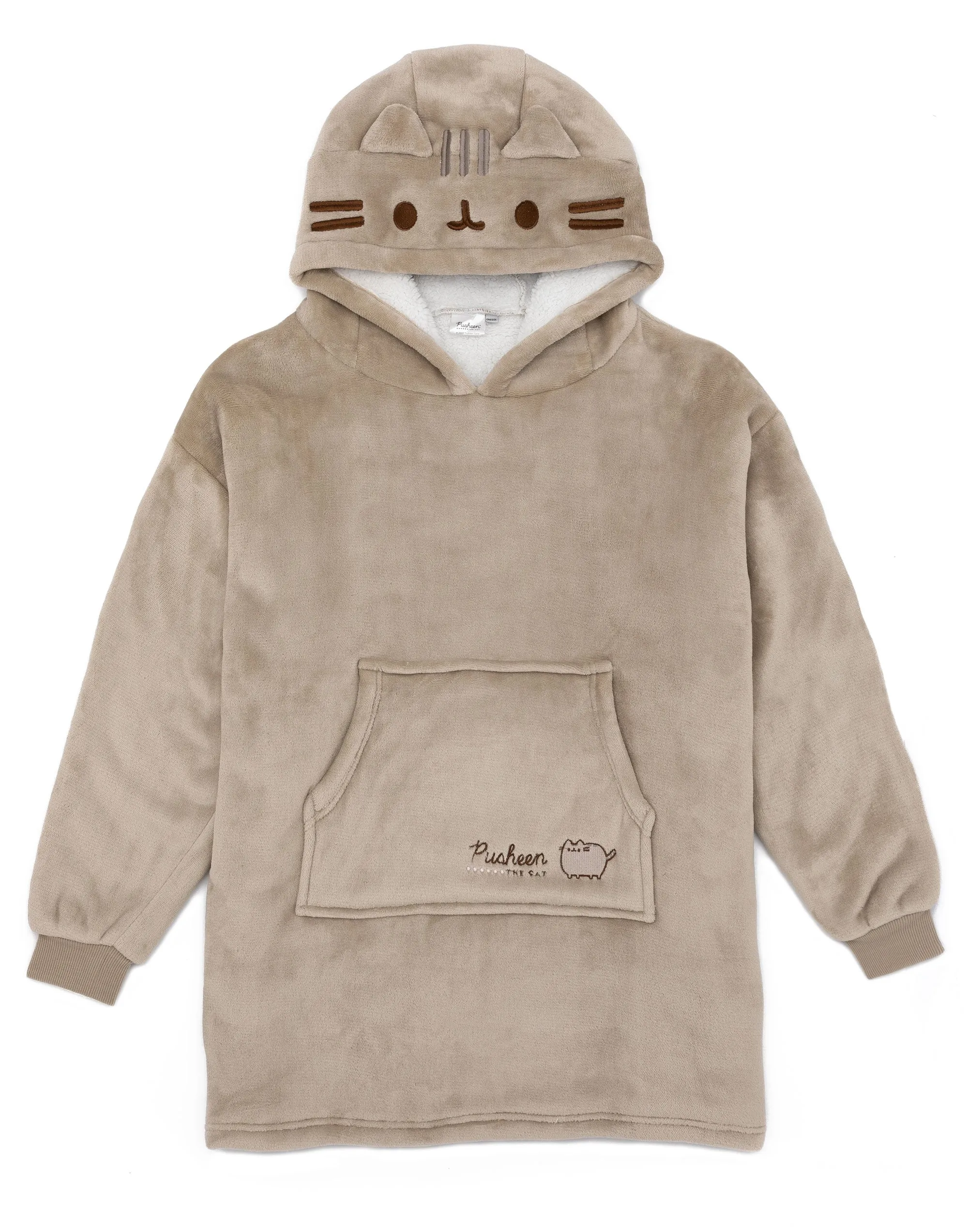 Pusheen Girls Brown Blanket Hoodie