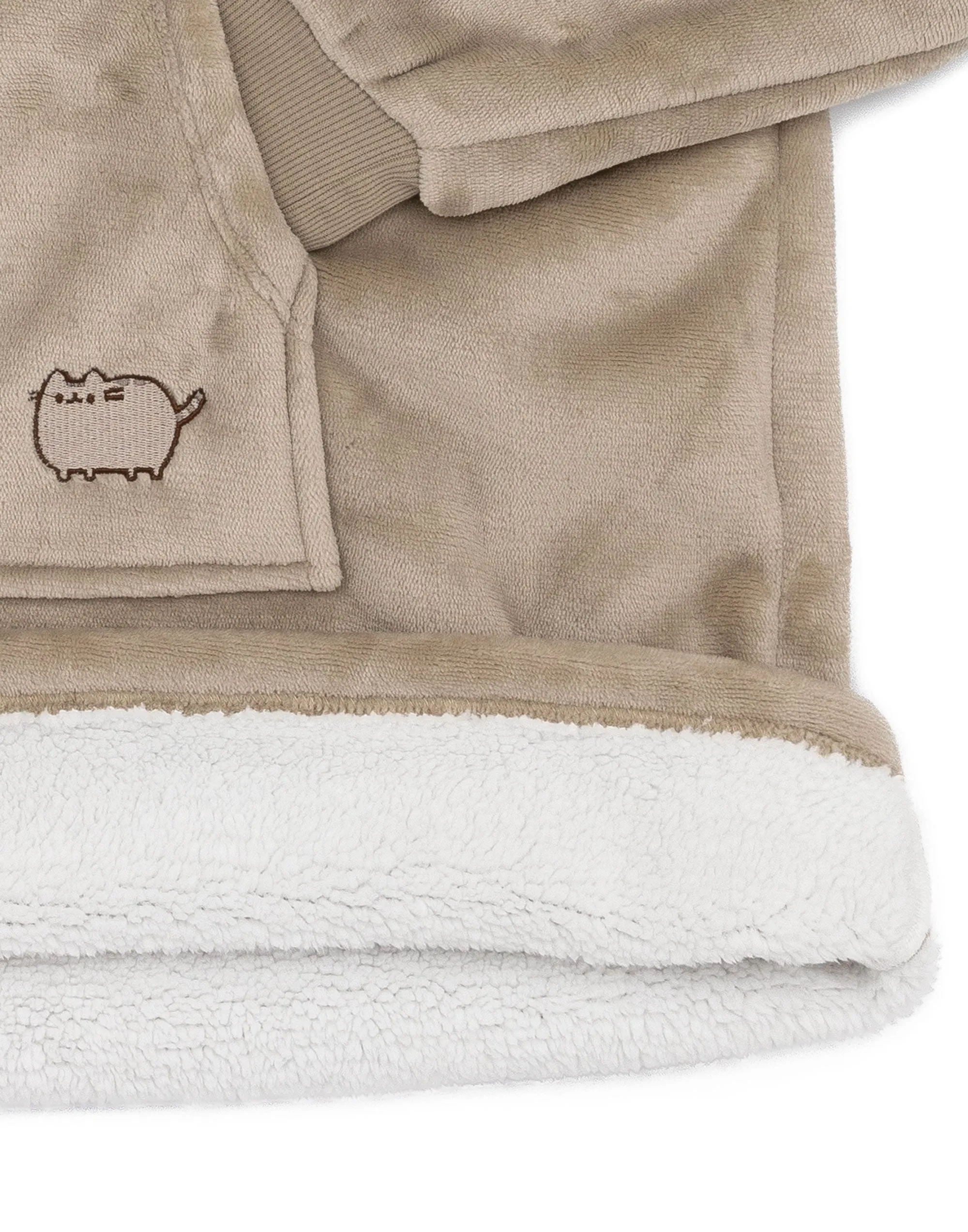 Pusheen Girls Brown Blanket Hoodie