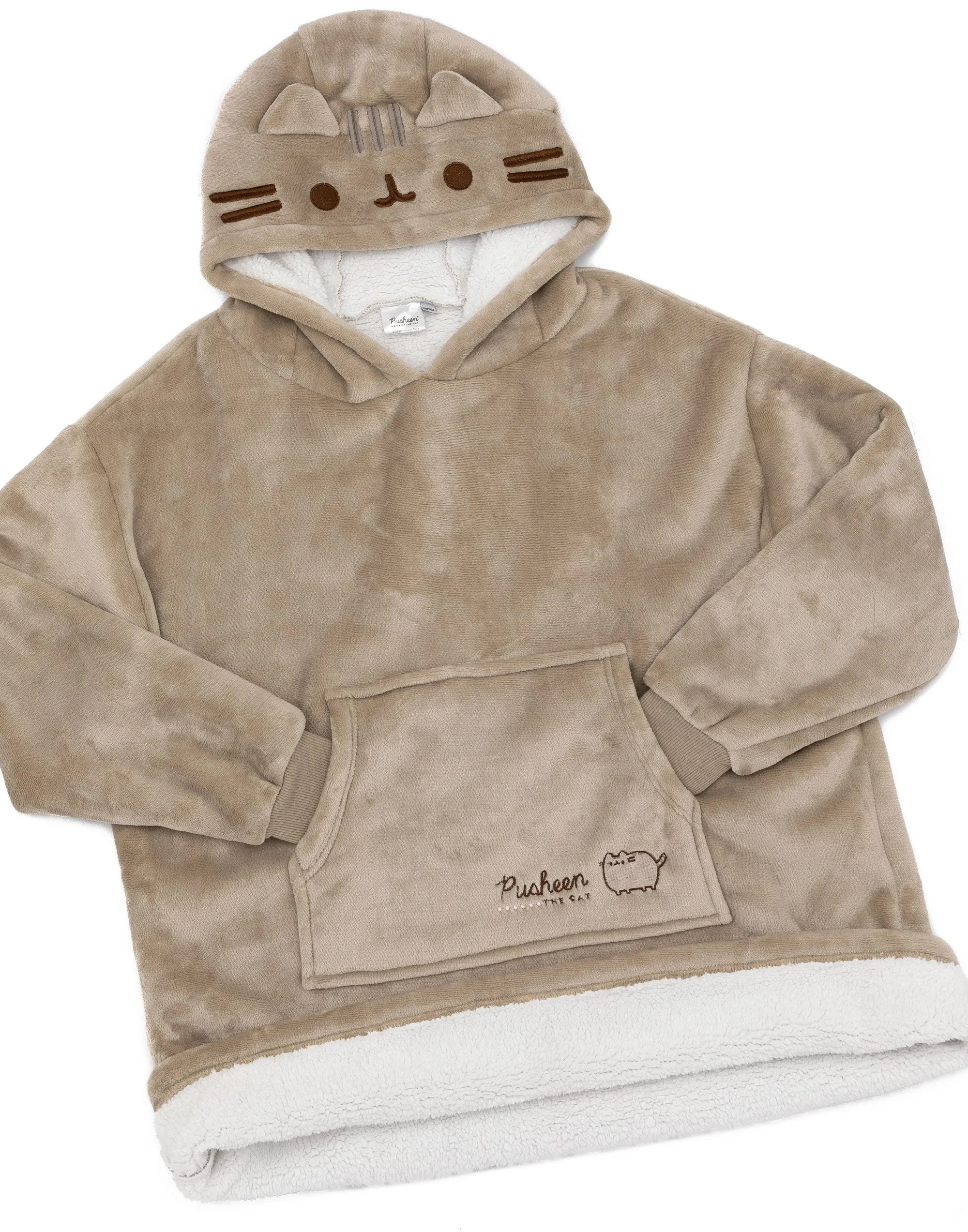 Pusheen Girls Brown Blanket Hoodie