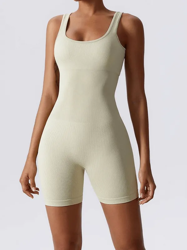 Seamless One Piece Short Yoga Suit / Women's Sportswear - SF1024