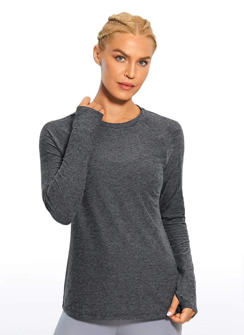 Soft Heather Long Sleeves Thumbholes