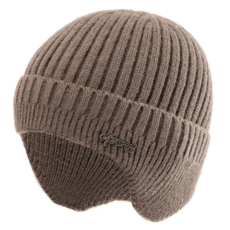 Sports Unisex Warm Hat / Fashion Plain Knitted Ski Beanie - SF0156