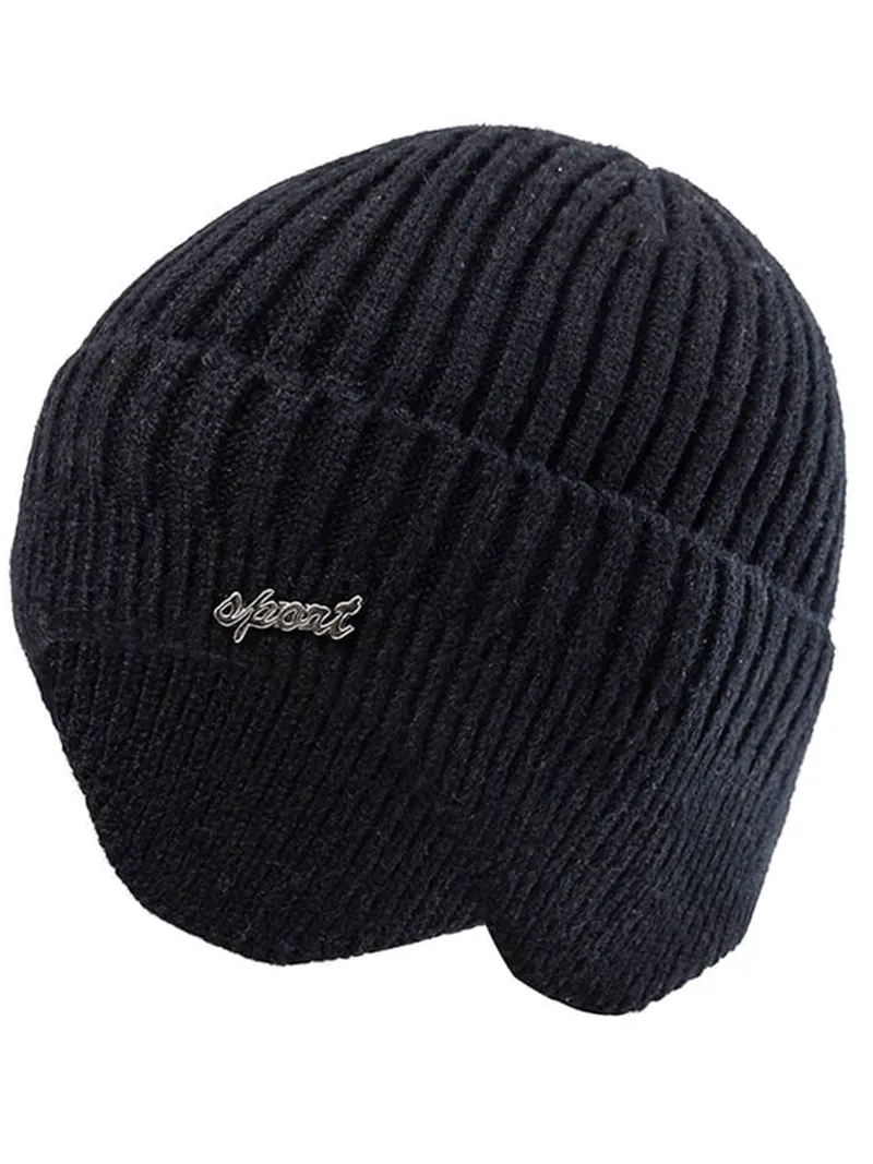 Sports Unisex Warm Hat / Fashion Plain Knitted Ski Beanie - SF0156