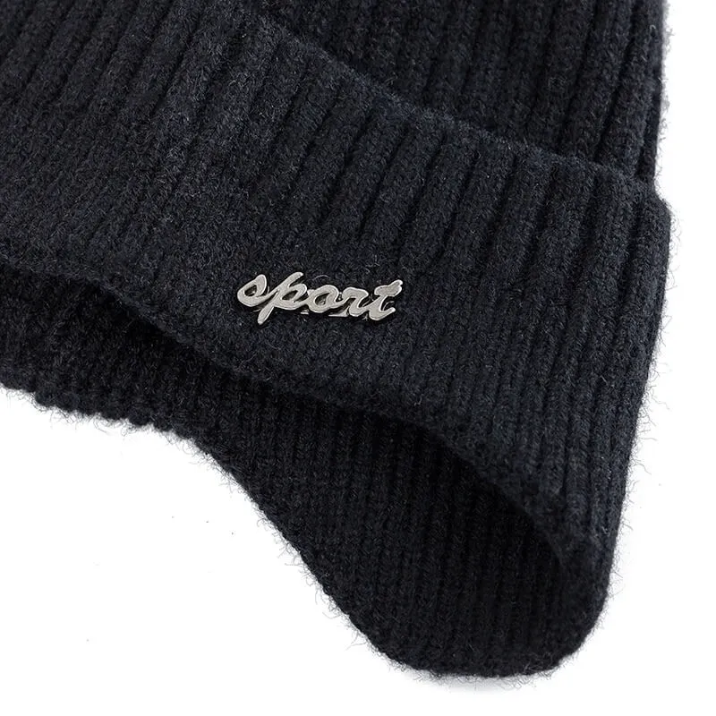 Sports Unisex Warm Hat / Fashion Plain Knitted Ski Beanie - SF0156