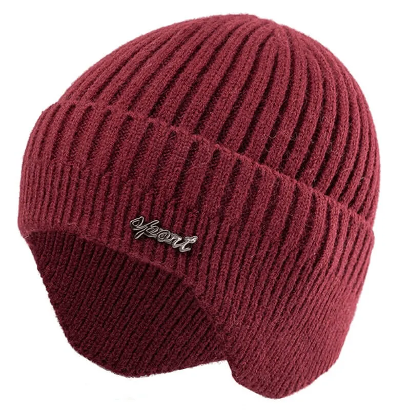 Sports Unisex Warm Hat / Fashion Plain Knitted Ski Beanie - SF0156