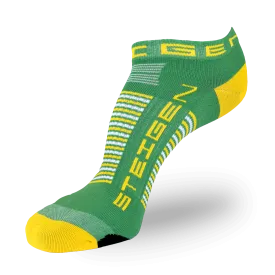 Steigen Running Socks Zero - Green & Gold