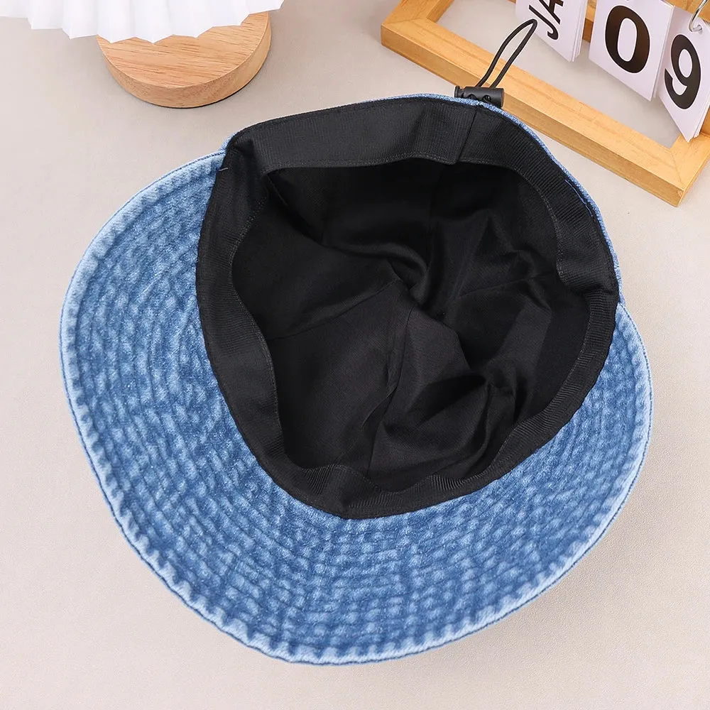 Summer Denim Sun Visor Korean INS Peak Cap Hat