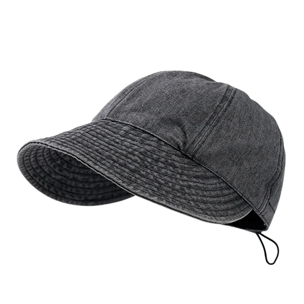 Summer Denim Sun Visor Korean INS Peak Cap Hat