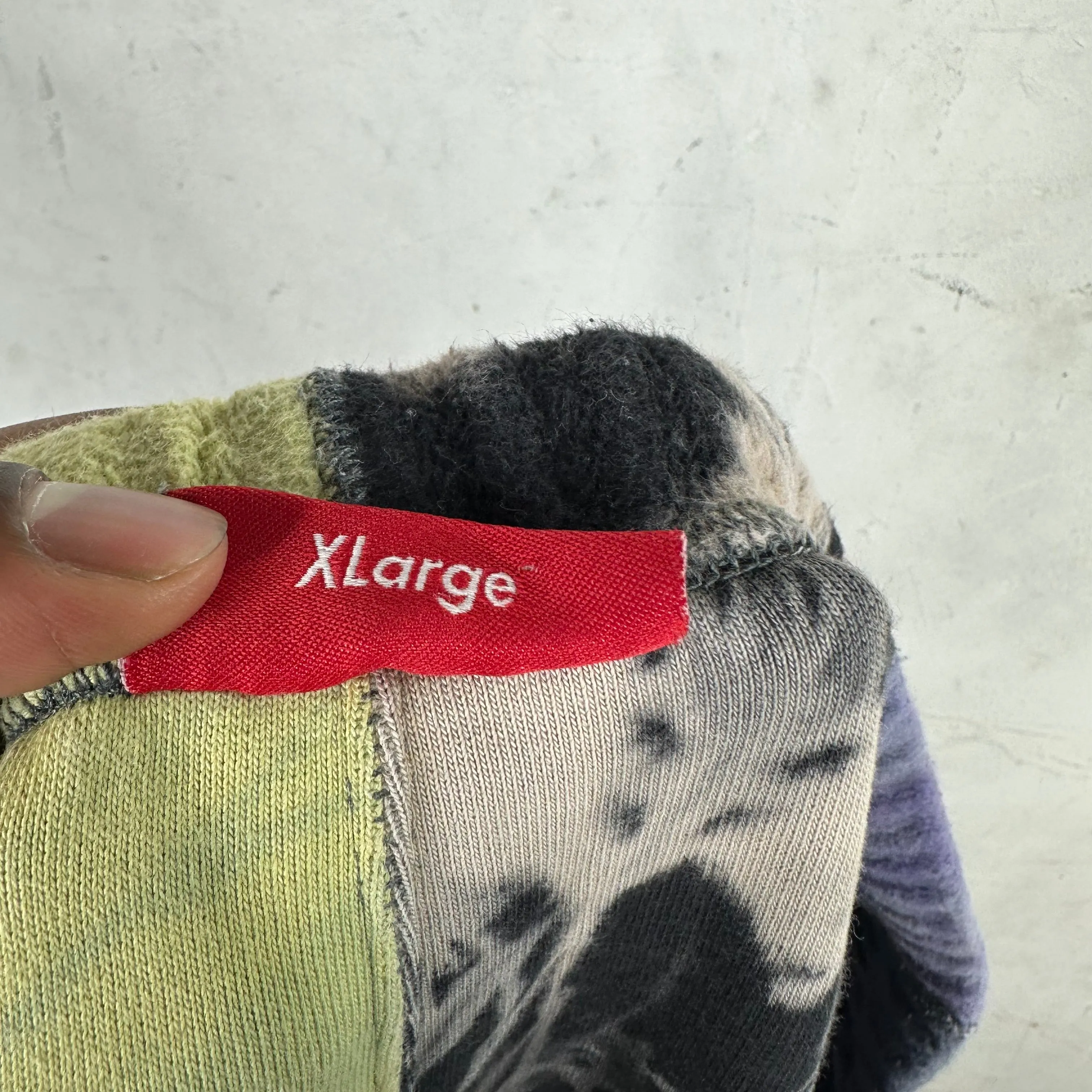 Supreme Patchwork Dyed Fleece Trousers