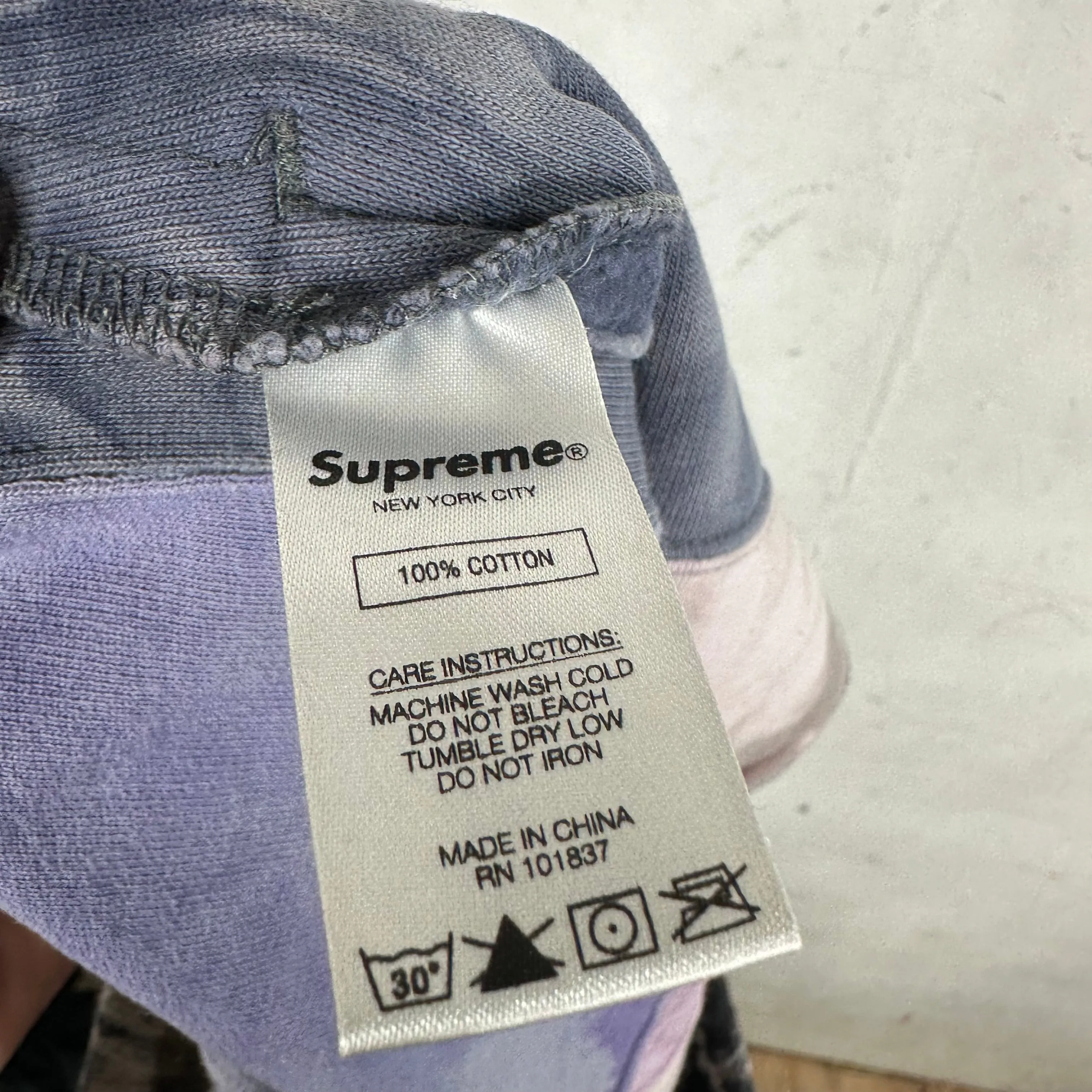 Supreme Patchwork Dyed Fleece Trousers