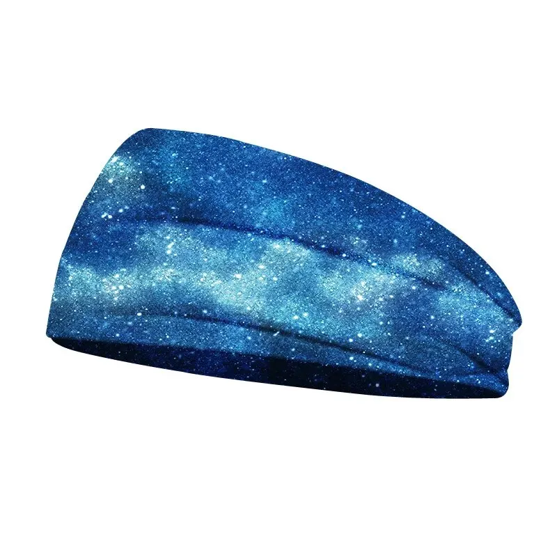 Tie Dye Cycling Yoga Sport Sweat Headband Women Sweatband For Men Women Yoga Hair Bands Head Sweat Bands Sports Safety