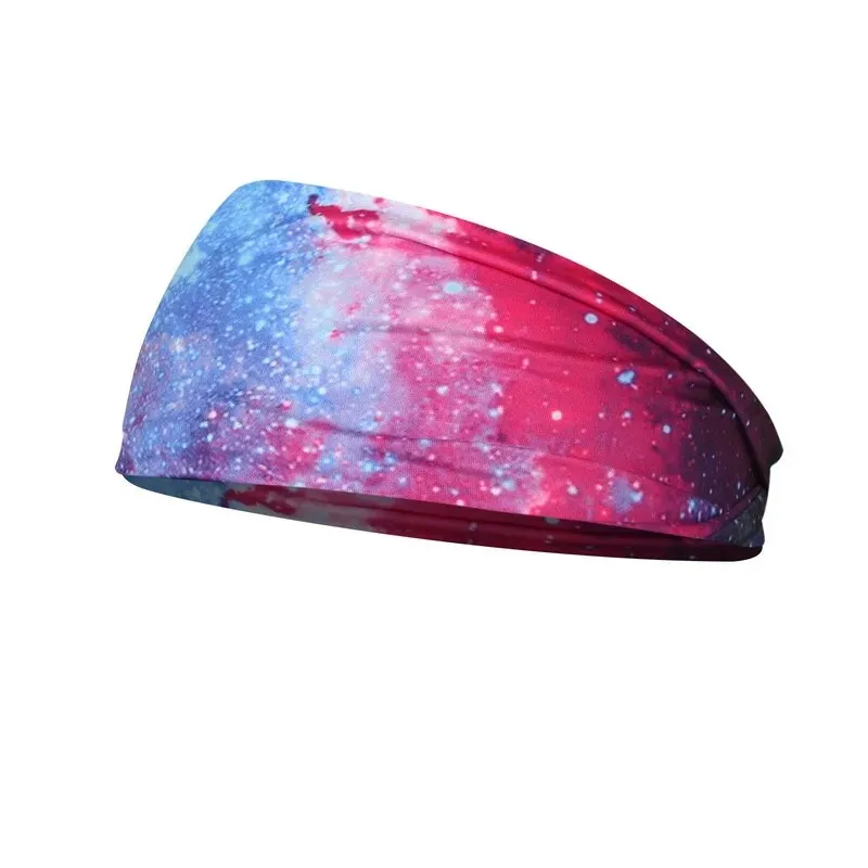 Tie Dye Cycling Yoga Sport Sweat Headband Women Sweatband For Men Women Yoga Hair Bands Head Sweat Bands Sports Safety