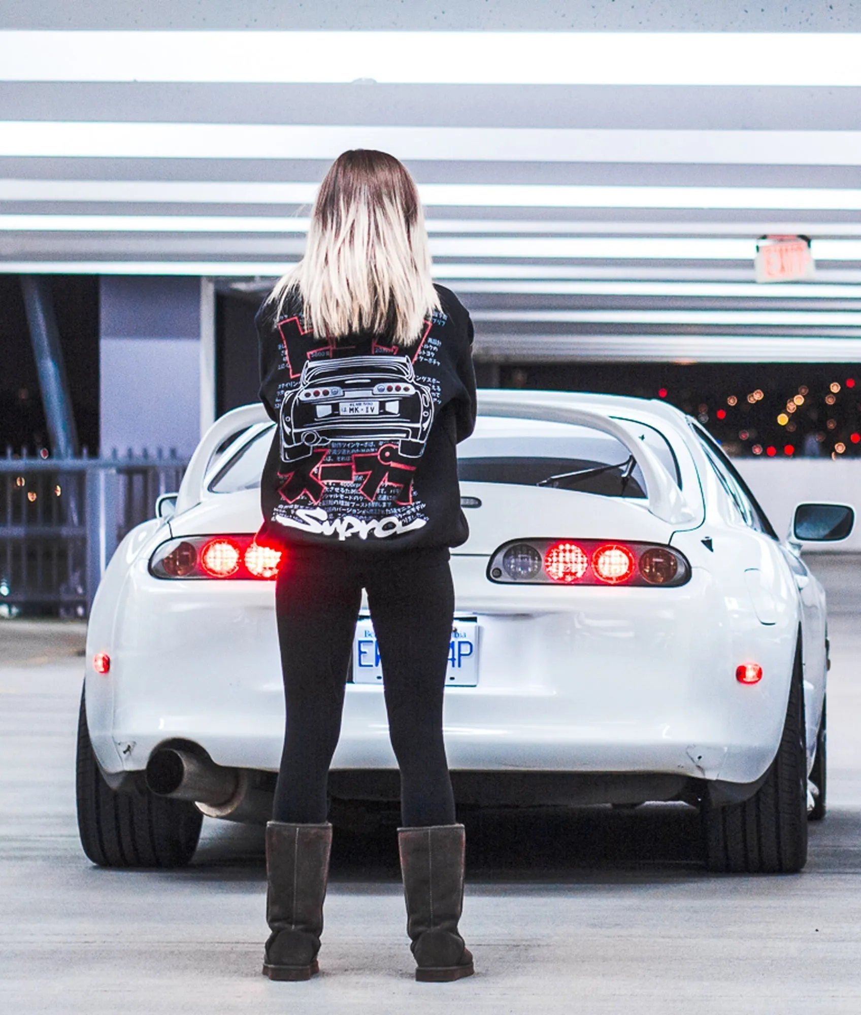 Toyota Supra MKIV Womens Hoodie