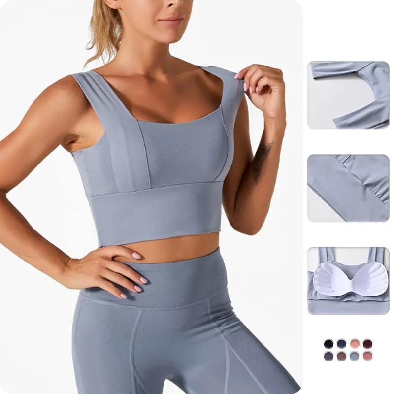 Two Piece Fitness Yoga Sets High Quality Seamless Women Clothes Tight Corset Hip Waist Lifting Leggings Workout Gym Sports Suits