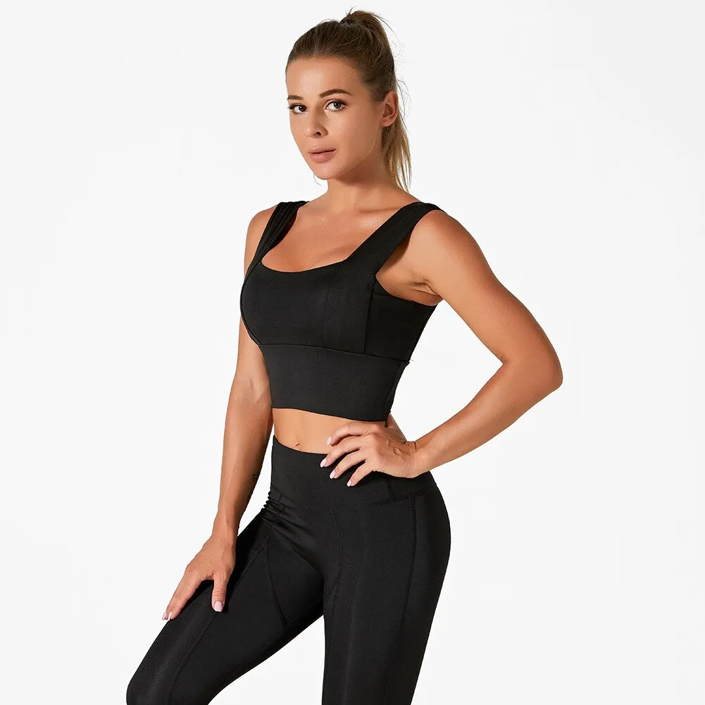 Two Piece Fitness Yoga Sets High Quality Seamless Women Clothes Tight Corset Hip Waist Lifting Leggings Workout Gym Sports Suits