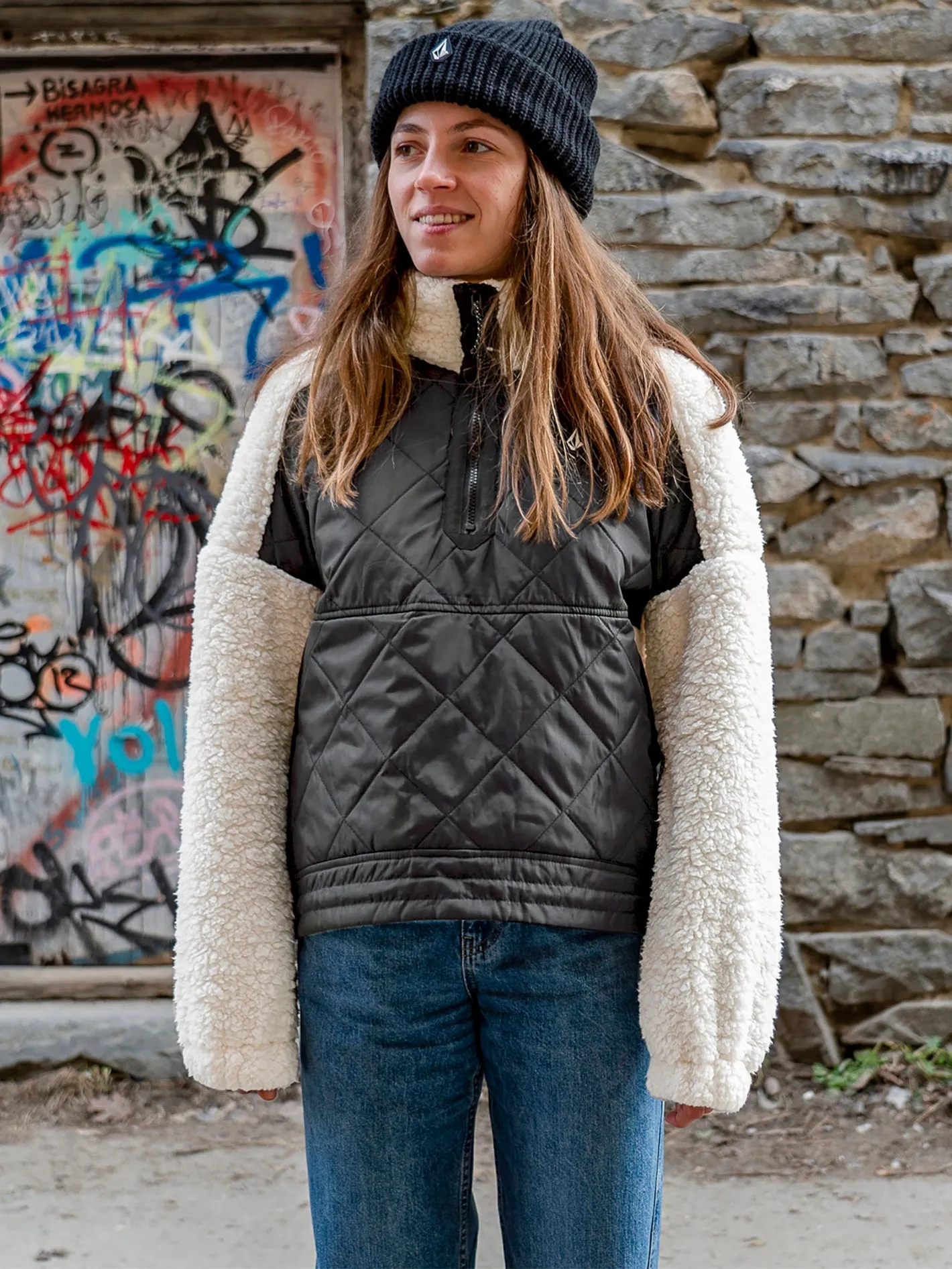 Womens Ferron Pullover Jacket - Moonbeam