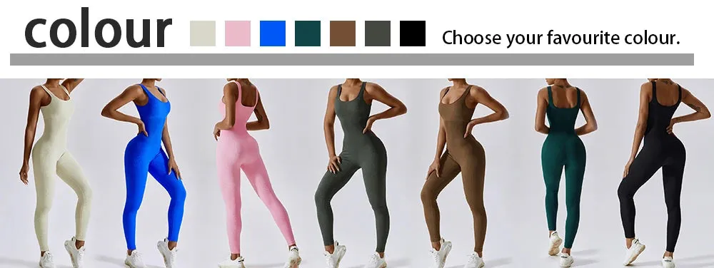 Women's tracksuit Yoga Set Yoga Jumpsuits One Piece Workout Long Sleeve Rompers Sportswear Gym Set Workout Clothes for Women